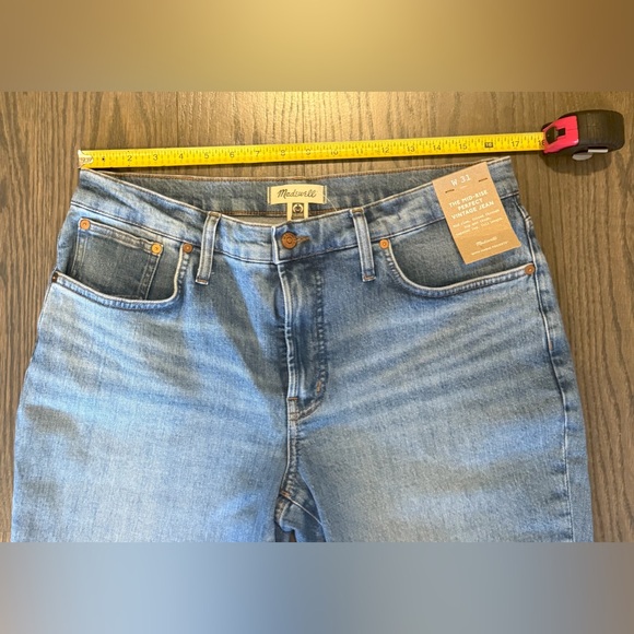 NWT Madewell Perfect Vintage Jean in Berdelle Wash Size 31 - Picture 6 of 11